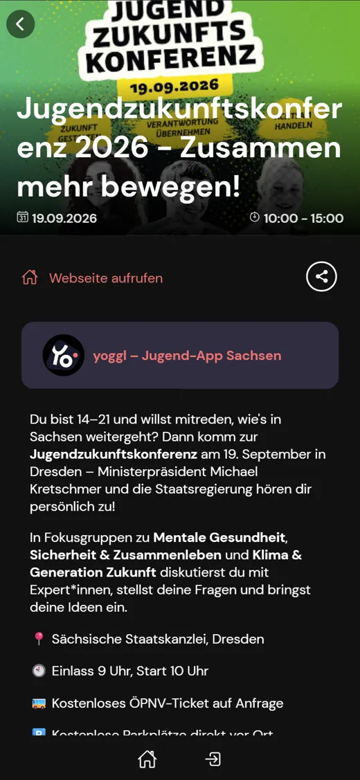Veranstaltungsdetail der Jugendzukunftskonferenz 2026